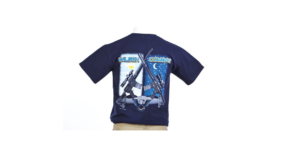 Wilson Combat Rifle T-Shirt, Navy Blue, 3XL 597XXXL