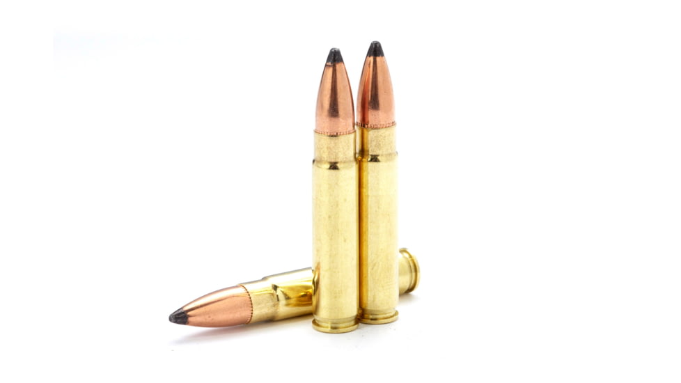 Wilson Combat Sierra 300 HAMR 125 Grain PH w/Cannelure Brass Cased Pistol Ammo, 200 Round, A300HMR-125-PHC-BLK-200RD