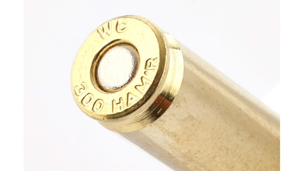 Wilson Combat Sierra 300 HAMR 135 Grain Hollow Point Brass Cased Pistol Ammo, 200 Round, A300HMR-135-HP-BLK-200RD