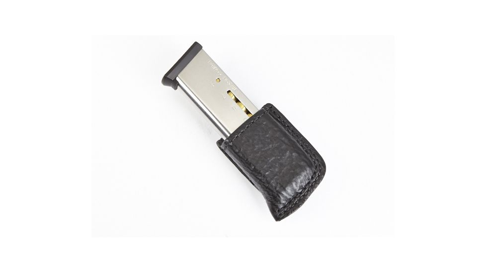 Wilson Combat Single Snap Magazine Pouch, 1911, Right Hand, 1.5in Belt, Black Shark SS1BSR15