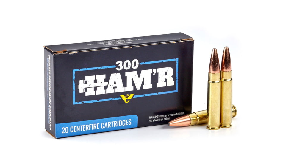 Wilson Combat Speer 300 HAMR 150 Grain Bonded Brass Cased Pistol Ammo, 20 Round, A300HMR-150-HB-20RD