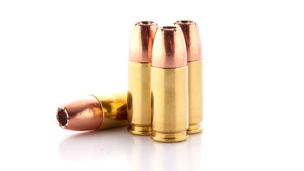 Wilson Combat Speer Gold Dot 9mm Luger +P 124 Grain Hollow Point Brass Cased Pistol Ammo, 20 Rounds, A9-124-GDHP-20RD