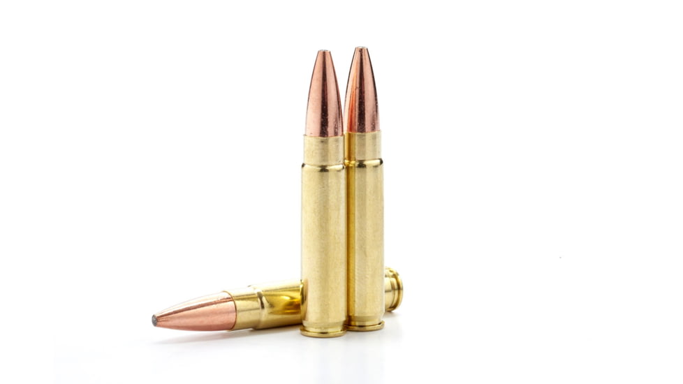Wilson Combat Speer HAMR Bonded 300 HAMR 135 Grain Brass Cased Pistol Ammo, 200 Round, A300HMR-135-HB-BLK-200RD