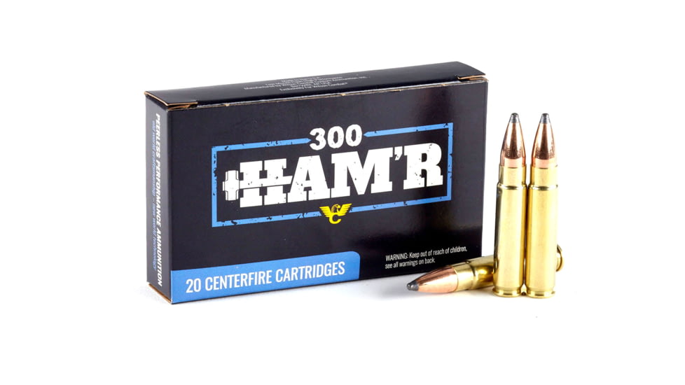 Wilson Combat Speer SP 300 HAMR 110 Grain Brass Cased Pistol Ammo, 20 Round, A300HMR-110-SSP-20RD