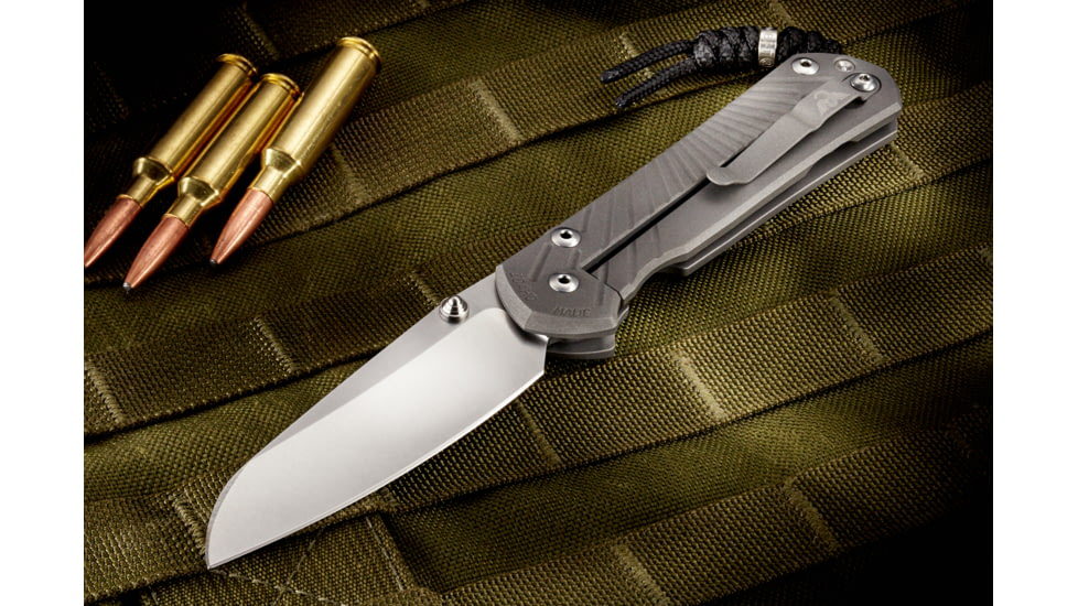 Wilson Combat Star-Benza 21 Insingo Blade Folding Knife, Titanium Framelock, Large, WTK-STARBENZA21-LG