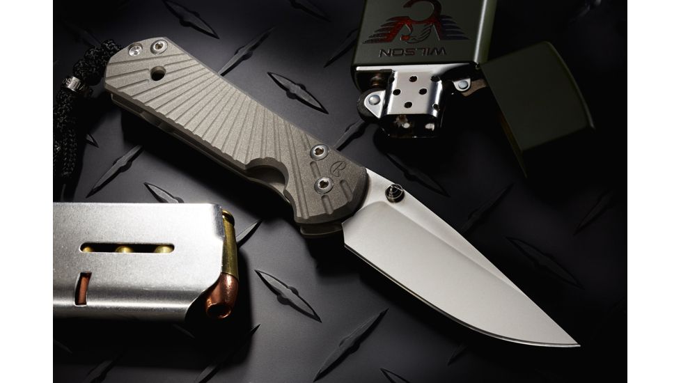 Wilson Combat Star-Benza Titanium Framelock, Left Hand, Wilson Tactical, Chris Reeve Knives WTK-STAR-BENZA-LH