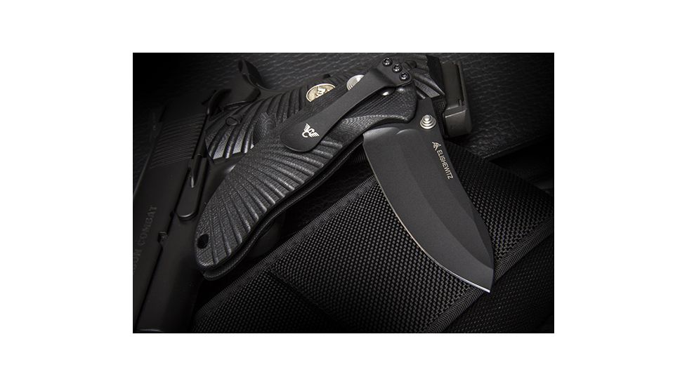 Wilson Combat Star-Light Radius Tactical, Black G-10, Black Plain, 3.5in., WTK-SL-RADIUS