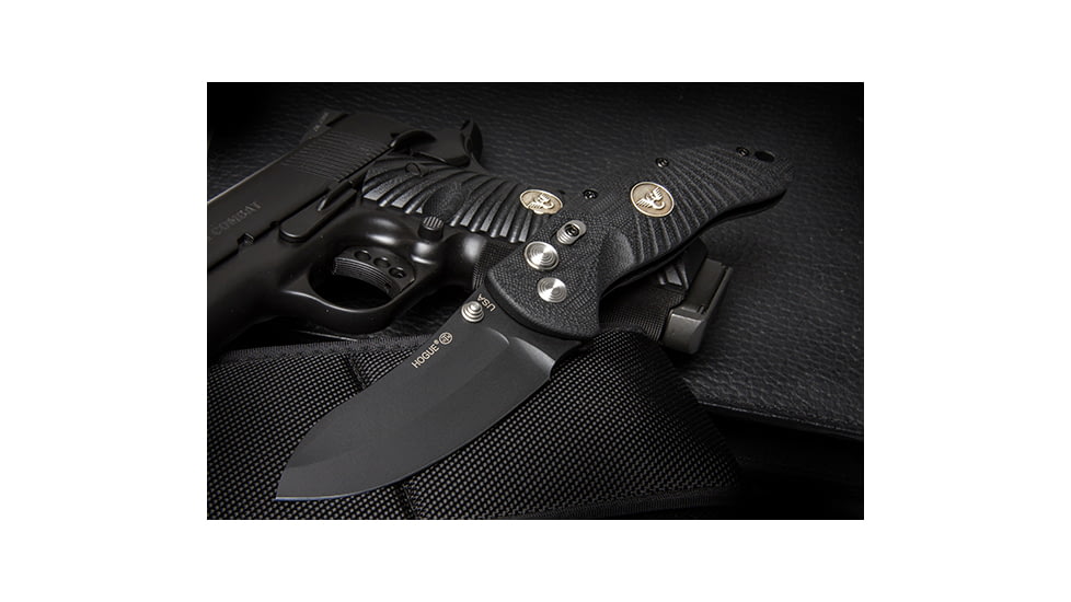 Wilson Combat Star-Light Radius Tactical, Black G-10, Black Plain, 3.5in., WTK-SL-RADIUS