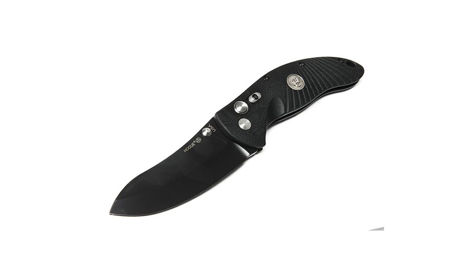 Wilson Combat Star-Light Radius Tactical, Black G-10, Black Plain, 4in., WTK-SL-RADIUS-L