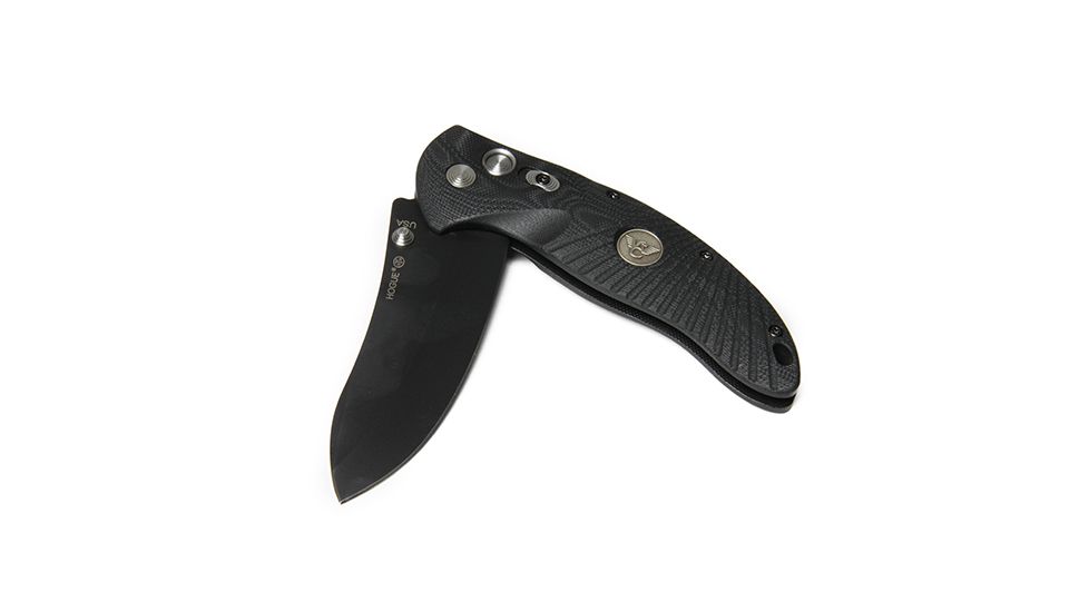 Wilson Combat Star-Light Radius Tactical, Black G-10, Black Plain, 4in., WTK-SL-RADIUS-L
