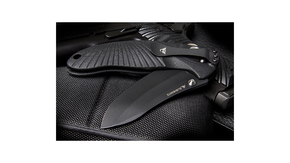 Wilson Combat Star-Light Radius Tactical, Black G-10, Black Plain, 4in., WTK-SL-RADIUS-L