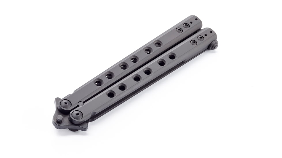 Wilson Combat SuperFly Tactical Butterfly Folding Knife, 4.375 in, Black DLC Finish, WTK-SF-B