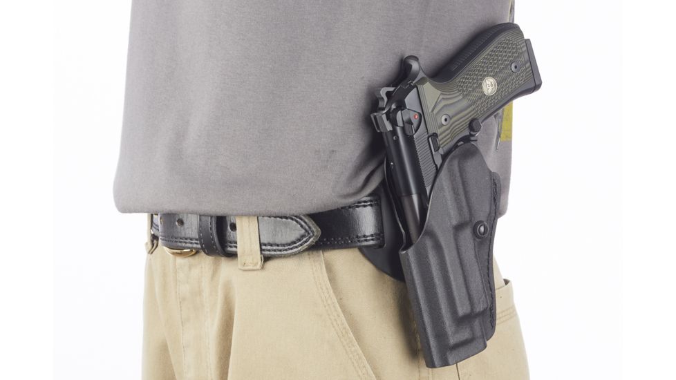 Wilson Combat TacSport-Holster, Beretta 92, 96, Left-Hand, 1.5in Belt, Black Kydex TS4BKL15