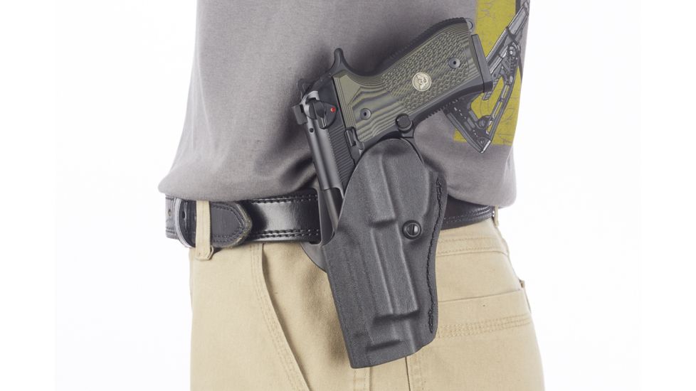 Wilson Combat TacSport-Holster, Beretta 92, 96, Left-Hand, 1.5in Belt, Black Kydex TS4BKL15