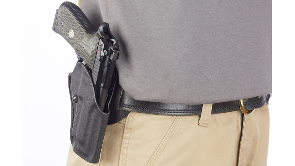 Wilson Combat TacSport-Holster, Beretta 92, 96, Right-Hand, 1.5in Belt, Black Kydex TS4BKR15