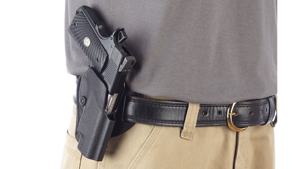 Wilson Combat TacSport-Holster-Compact, 1911, Right-Hand, 1.5in Belt, Black Kydex TS2BKR15
