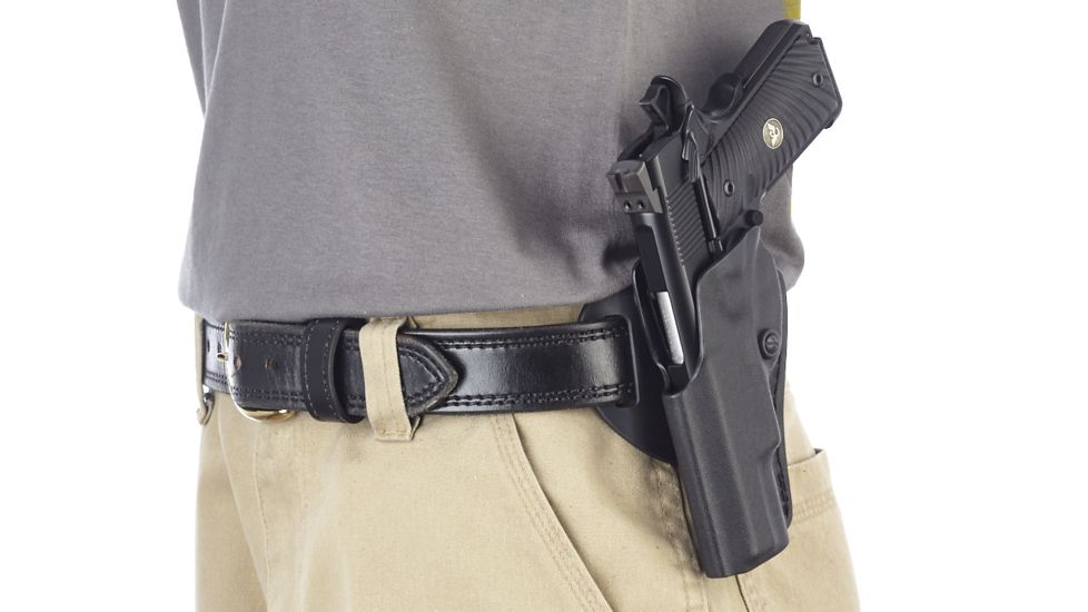 Wilson Combat TacSport-Holster-Full-Size, 1911, Left-Hand, 1.5in Belt, Black Kydex TS1BKL15