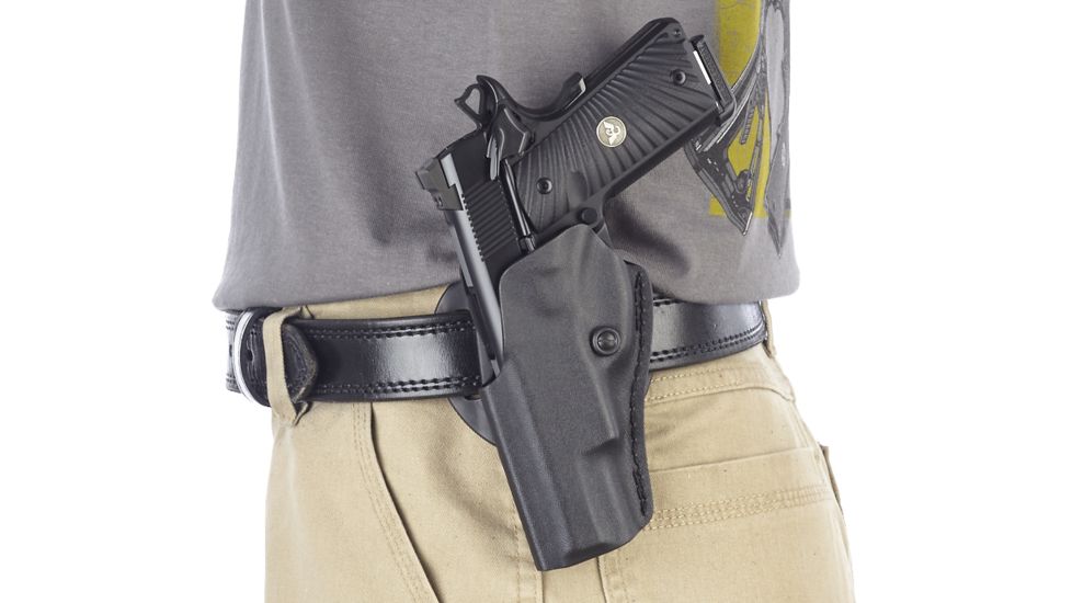 Wilson Combat TacSport-Holster-Full-Size, 1911, Left-Hand, 1.5in Belt, Black Kydex TS1BKL15