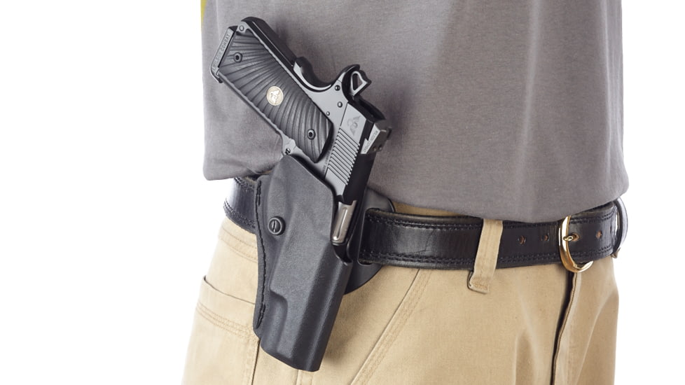 Wilson Combat TacSport-Holster-Full-Size, 1911, Right-Hand, 1.5in Belt, Black Kydex TS1BKR15