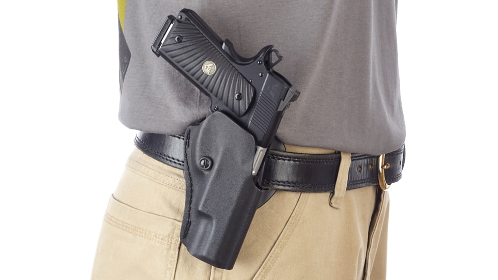 Wilson Combat TacSport-Holster-Full-Size, 1911, Right-Hand, 1.5in Belt, Black Kydex TS1BKR15