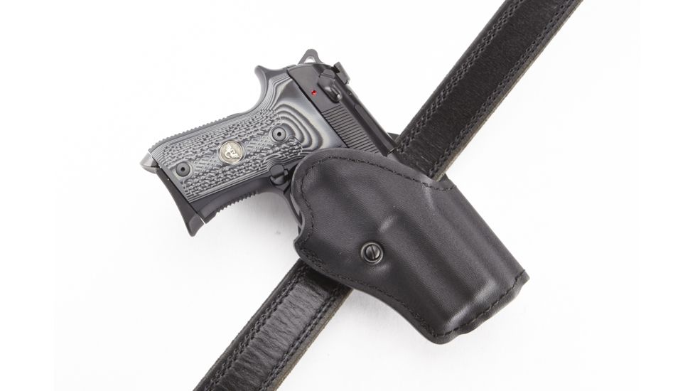 Wilson Combat Tactical Assault Holster, Beretta 92/96 Compact, Right Hand, 1.5in Belt, Black Kydex, Black TA12BKR15