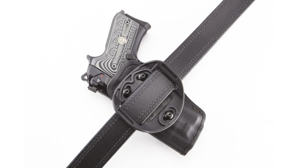 Wilson Combat Tactical Assault Holster, Beretta 92/96 Compact, Right Hand, 1.5in Belt, Black Kydex, Black TA12BKR15