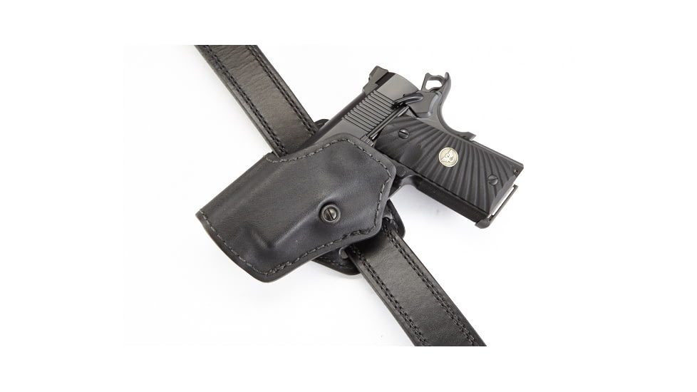 Wilson Combat Tactical Assault Holster, Compact 1911, Left Hand, 1.5in Belt, Black Kydex TA2BKL15