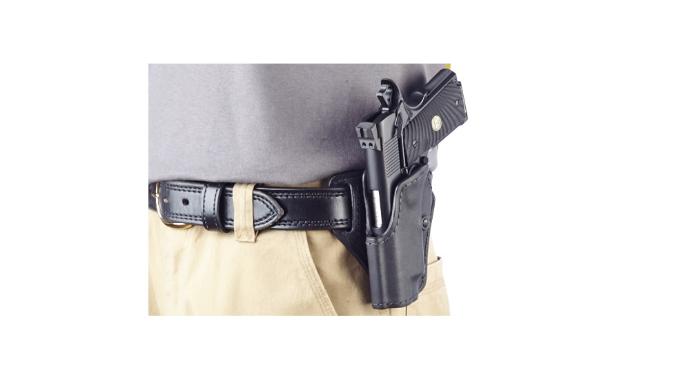 Wilson Combat Tactical Assault Holster, Compact 1911, Left Hand, 1.5in Belt, Black Kydex TA2BKL15