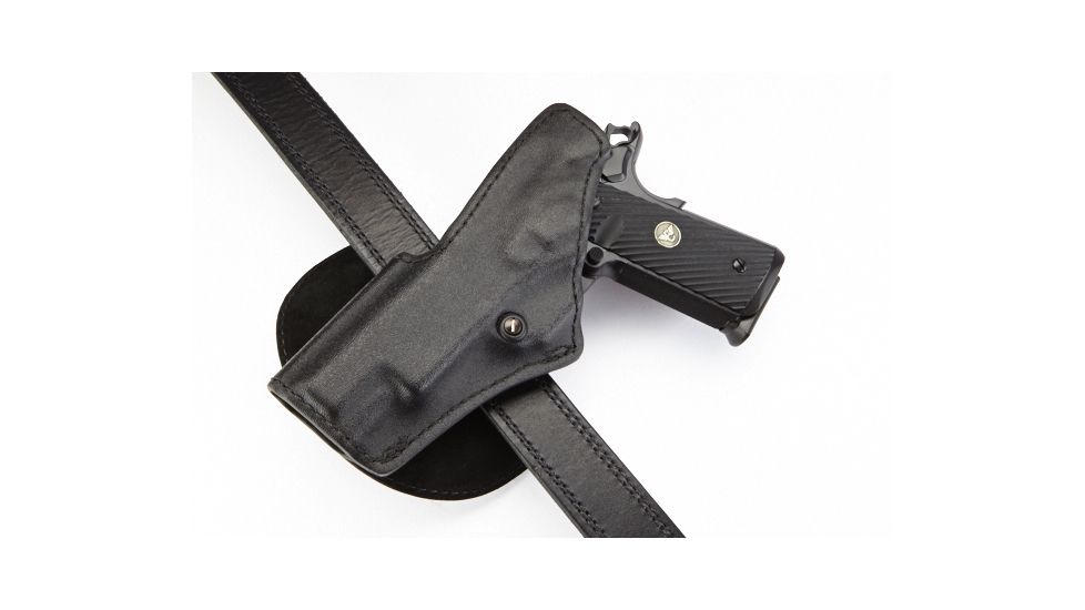 Wilson Combat Tactical Paddle Holster, Full-Size 1911, Left Hand, 1.5in Belt, Black Kydex TP1BKL15