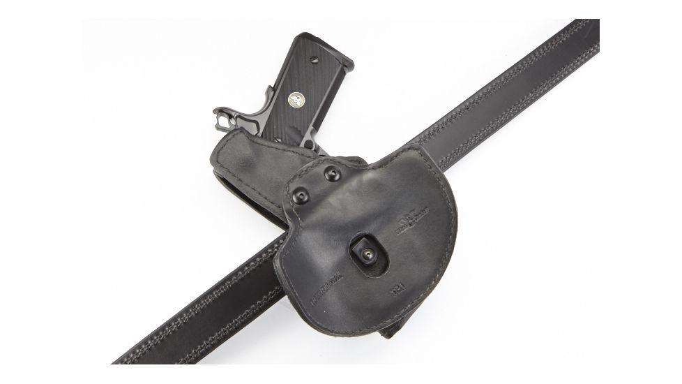 Wilson Combat Tactical Paddle Holster, Full-Size 1911, Right Hand, 1.5in Belt, Black Kydex TP1BKR15