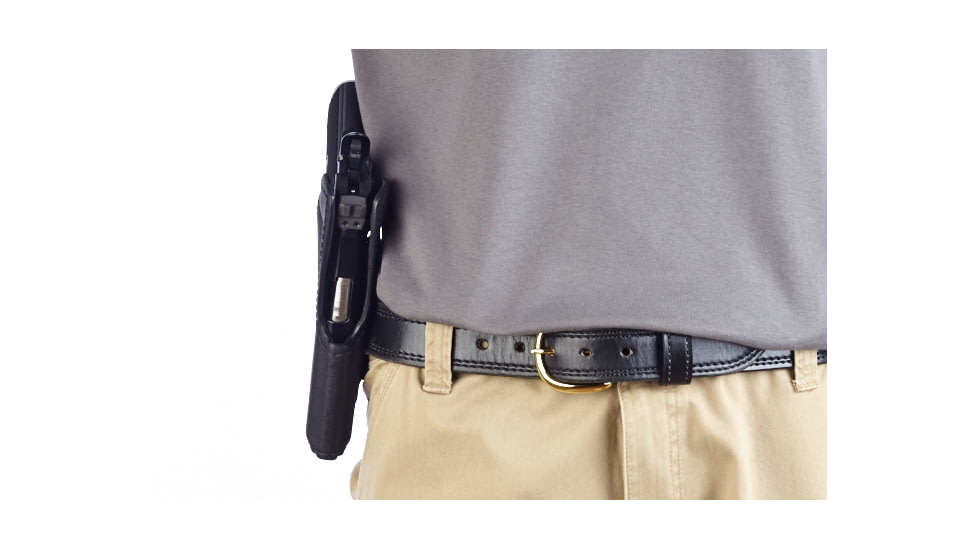Wilson Combat Tactical Paddle Holster, Full-Size 1911, Right Hand, 1.5in Belt, Black Kydex TP1BKR15