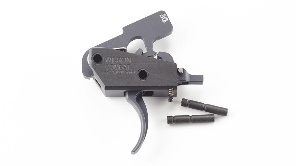 Wilson Combat Tactical Trigger Unit, 3-Stage, AR-15 Platform, 3.5 - 4 lb Pull Weight, Black, TR-TTU-3G