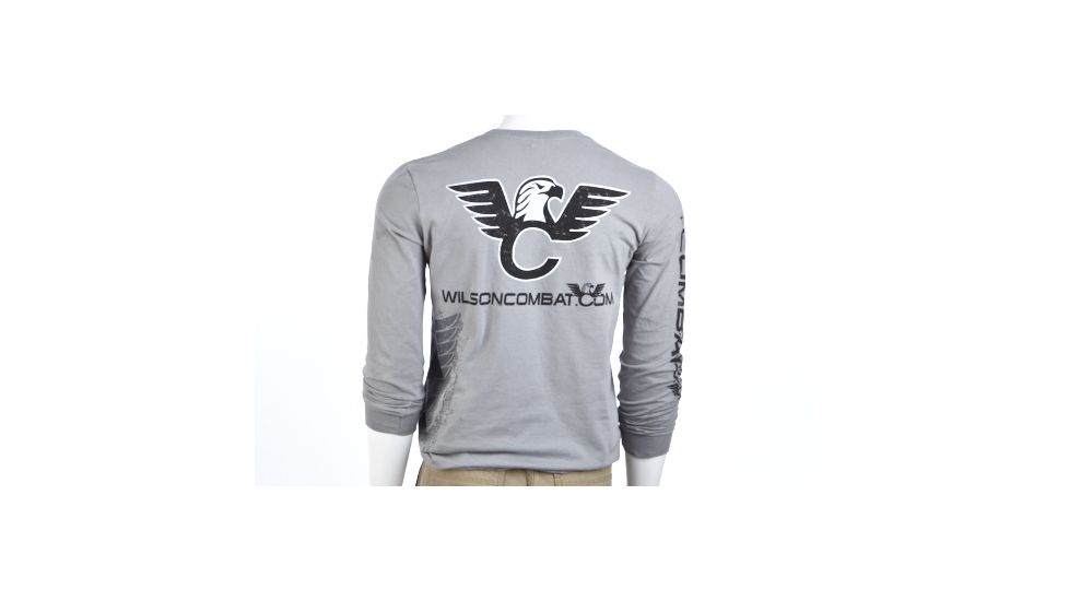Wilson Combat Team Long Sleeve T-Shirt, Black, Medium 716M
