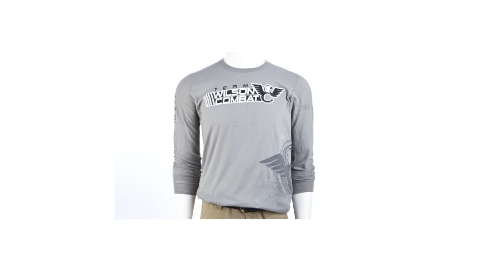 Wilson Combat Team Long Sleeve T-Shirt, Black, Medium 716M