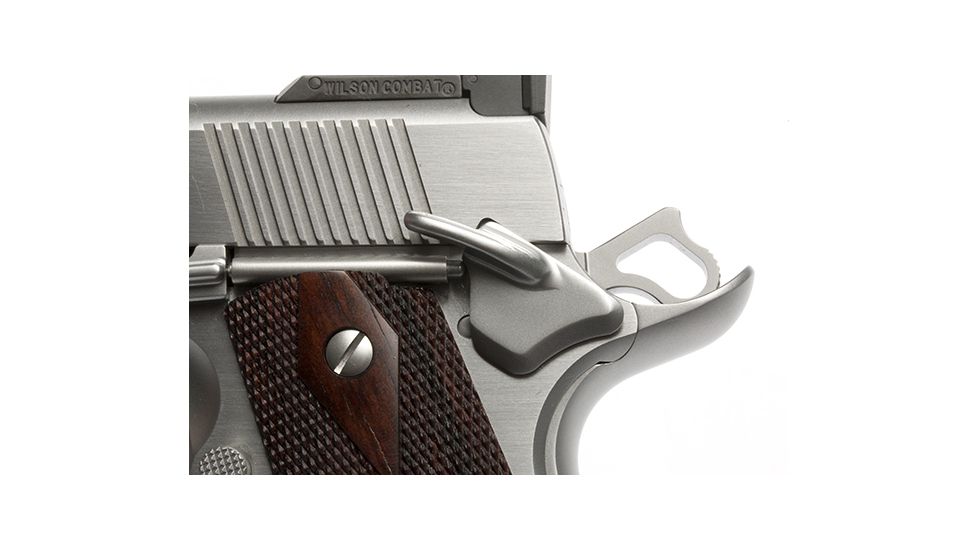 Wilson Combat Thumb Safety, Tactical Lever, Bullet Proof, Stainless 6SNBP