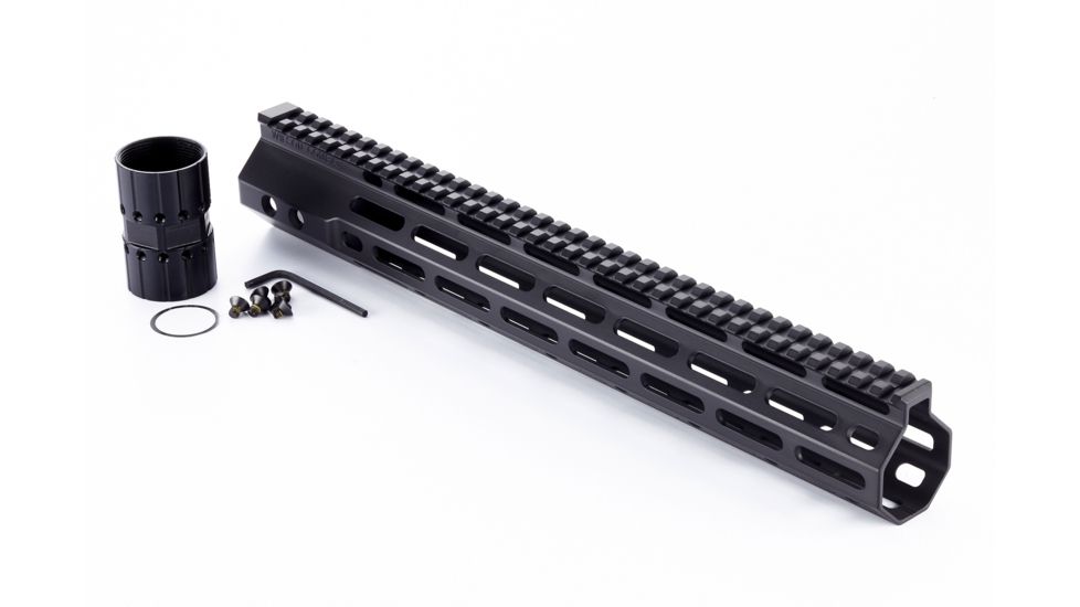 Wilson Combat TRMLOKAR1014 AR-10 M-Lok Handguard 6005A-T5 Aluminum Black Hard Co