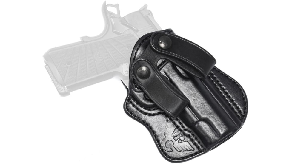 Wilson Combat Undercover Professional Cowhide Leather Inside the Waistband Holster, 1911 Commander/1911 Compact, Right, Black, UP2BLR15