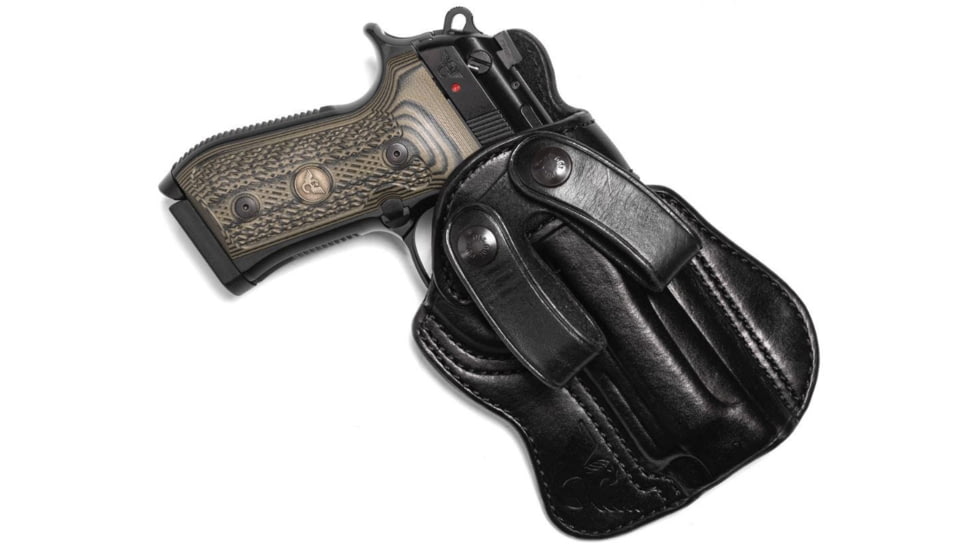 Wilson Combat Undercover Professional Cowhide Leather Inside the Waistband Holster, Beretta 92/96 Brigadier, Right, Black, UP20BLR15