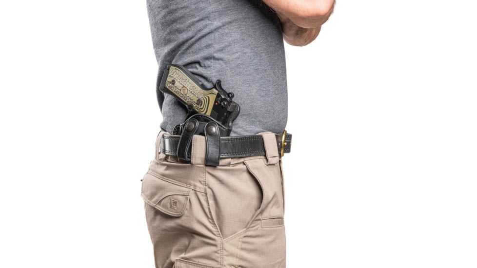 Wilson Combat Undercover Professional Cowhide Leather Inside the Waistband Holster, Beretta 92/96 Brigadier, Right, Black, UP20BLR15