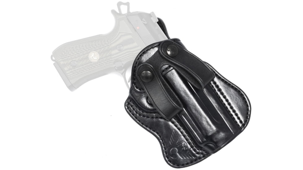 Wilson Combat Undercover Professional Cowhide Leather Inside the Waistband Holster, Beretta 92/96 Compact/Centurion, Right, Black, UP12BLR15