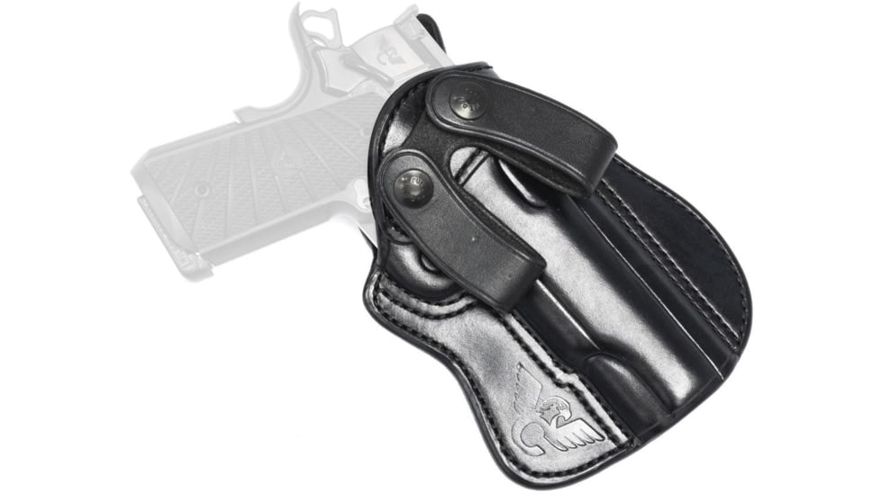 Wilson Combat Undercover Professional Cowhide Leather Inside the Waistband Holster, Full-Size 1911, Right, Black, UP1BLR15