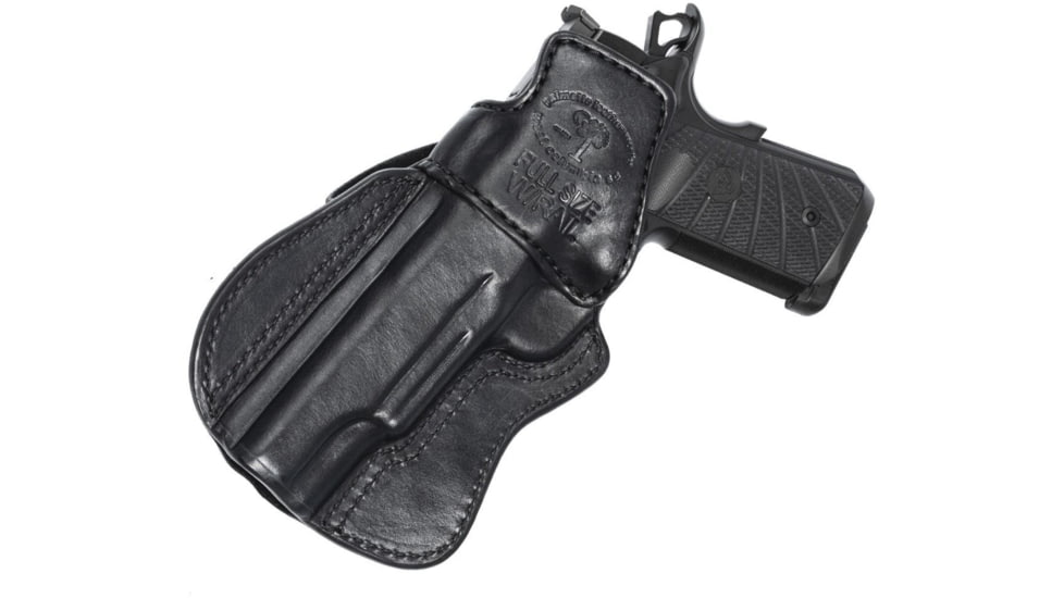 Wilson Combat Undercover Professional Cowhide Leather Inside the Waistband Holster w/Rail, Full-Size 1911, Right, Black, UP1BLR15R