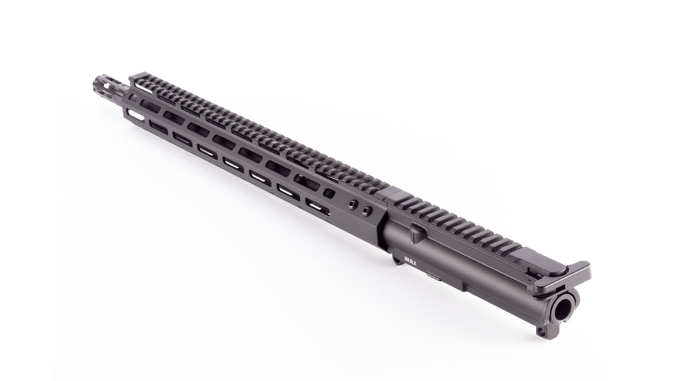 Wilson Combat Upper, Complete, Forged, 300 BLK, Protector, Pistol Length, 16in, Round, Q-Comp, 1-7 Twist, Black, Without Forward Assist, Black, TR-UFW300BRCP16RQ7B