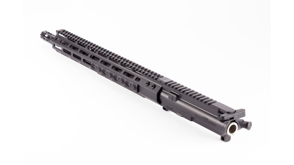 Wilson Combat Upper, Complete, Forged, 300 HAMR, Ranger, Mid Length, 16in, Round, Q-Comp, 1-13 Twist, Black, Black, TR-UF300HRAM16RQ13B