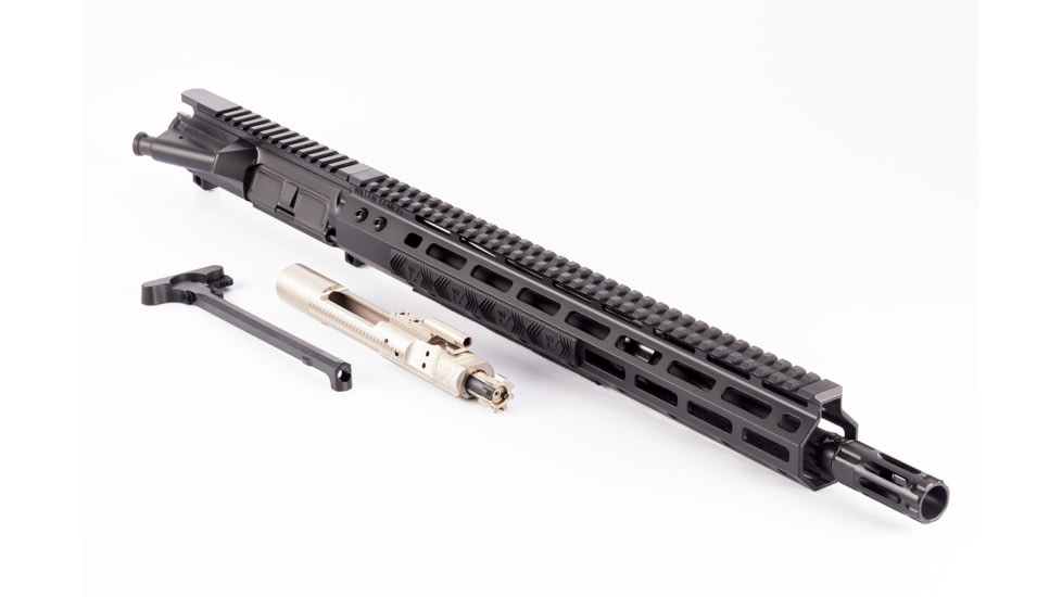 Wilson Combat Upper, Complete, Forged, 300 HAMR, Ranger, Mid Length, 16in, Round, Q-Comp, 1-13 Twist, Black, Black, TR-UF300HRAM16RQ13B