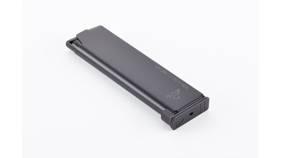 Wilson Combat Vickers Duty 1911 ETM-V Full-Size Magazine, .45 ACP, FS, 8 RD, Aluminum Base Pad, Black, 800-45FS8AB-8RD