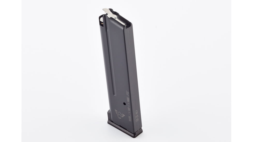 Wilson Combat Vickers Duty 1911 ETM-V Full-Size Magazine, 9mm, FS, 10 Rd, Aluminum Base Pad, Black, 800-9FS10AB-10RD