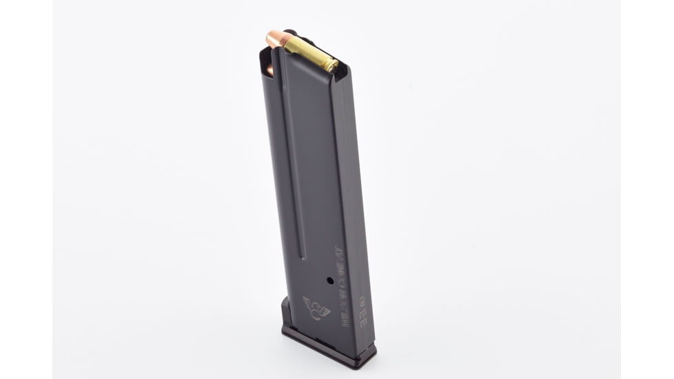 Wilson Combat Vickers Duty 1911 ETM-V Full-Size Magazine, 9mm, FS, 10 Rd, Aluminum Base Pad, Black, 800-9FS10AB-10RD