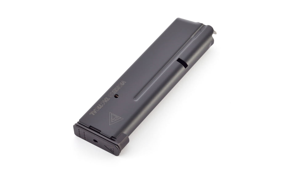 Wilson Combat Vickers Duty 1911 ETM-V Full-Size Magazine, 9mm, FS, 10 Rd, Aluminum Base Pad, Black, 800-9FS10AB-10RD