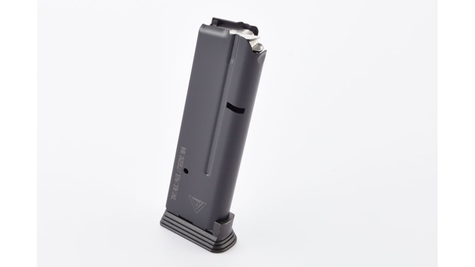Wilson Combat Vickers Duty 1911 ETM-V Full-Size Magazine, 9mm, FS, 10 Rd, Steel Base Pad, Black, 800-9FS10B-10RD